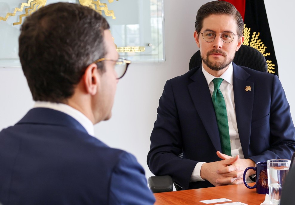 Guillermo Avellán cree que es momento adecuado para que Ecuador tenga su propia ley de activos digitales. Fuente: X/Gmo_Avellan.